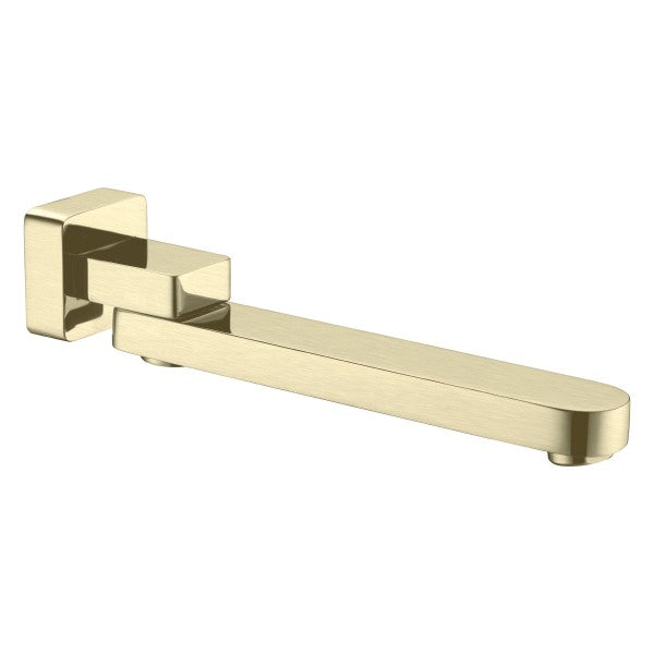 Nero Bianca Swivel Bath Outlet - Brushed Gold / NR207BG
