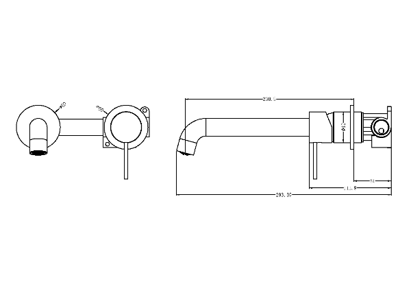 nero-mecca-wall-mixer-set-basin-bath-160mm-185mm-230mm-separate-backplates-gunmetal-grey-nr221907cgm
