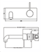 nero-mecca-wall-mixer-set-basin-bath-160mm-185mm-230mm-up-handle-gunmetal-grey-nr221907bgm