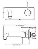 nero-mecca-wall-mixer-set-basin-bath-160mm-185mm-230mm-up-handle-matte-black-nr221907bmb