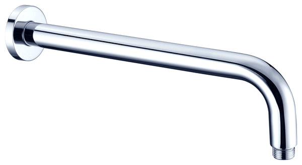 Nero Round Wall Shower Arm, Chrome