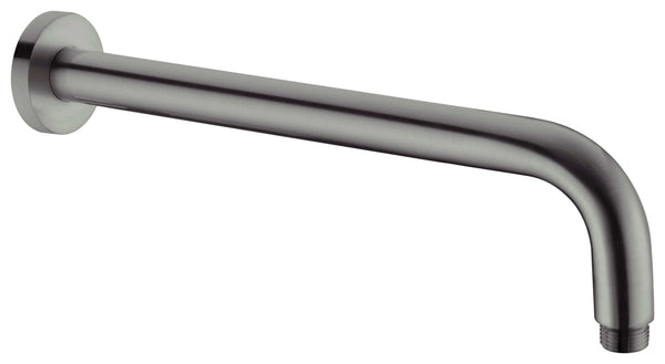 Nero Round Wall Shower Arm, Gunmetal Grey