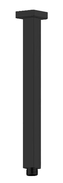 Square 300mm Ceiling Mounted Shower Arm Matte Black YSW504 Bathware Direct