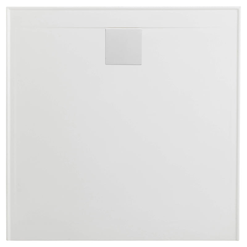 Flinders 900 x 900 Shower Screen & Base, Chrome Frame Bathware Direct