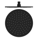 Fresh 250mm Round Brass Shower Head Matte Black