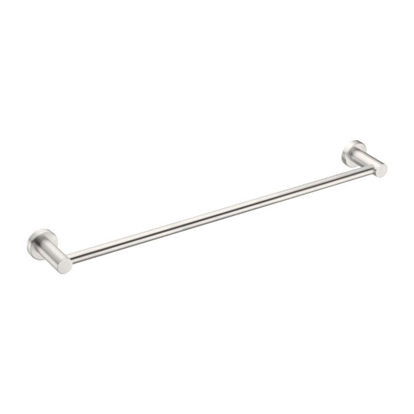 Nero Mecca Single Towel Rail 600mm Brushed Nickel / NR1924BN