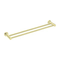 Nero Mecca Double Towel Rail 600mm Brushed Gold / NR1924dBG