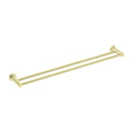 Nero Mecca Double Towel Rail 800mm Brushed Gold / NR1930dBG