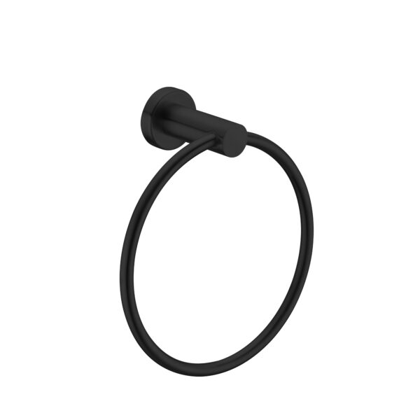 Nero Mecca Towel Ring Matte Black / NR1980MB