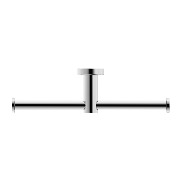 Nero Mecca Double Toilet Roll Holder Chrome / NR1986dCH