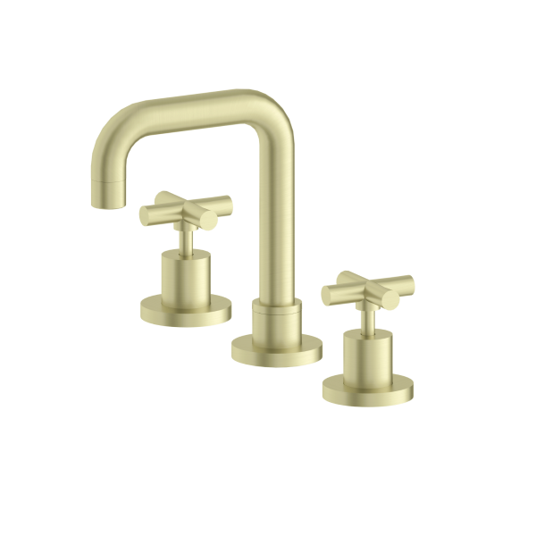 Nero X Plus Basin Set with Swivel Outlet - Brushed Gold / NR201601BG