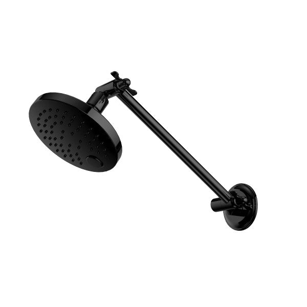 Intra All Directional Shower Arm & Rose, 3 Function - Matte Black