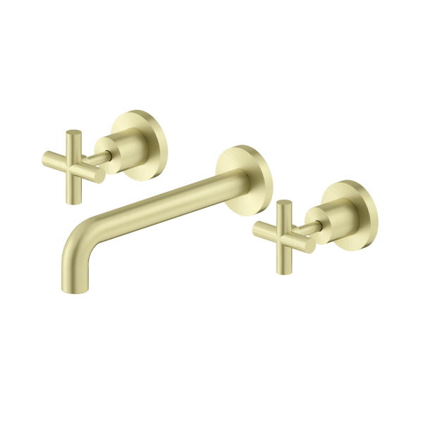 Nero X Plus Basin / Bath Set 215mm - Brushed Gold / NR201607ABG