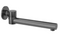 Dolce Swivel Bath Spout - Gunmetal Grey