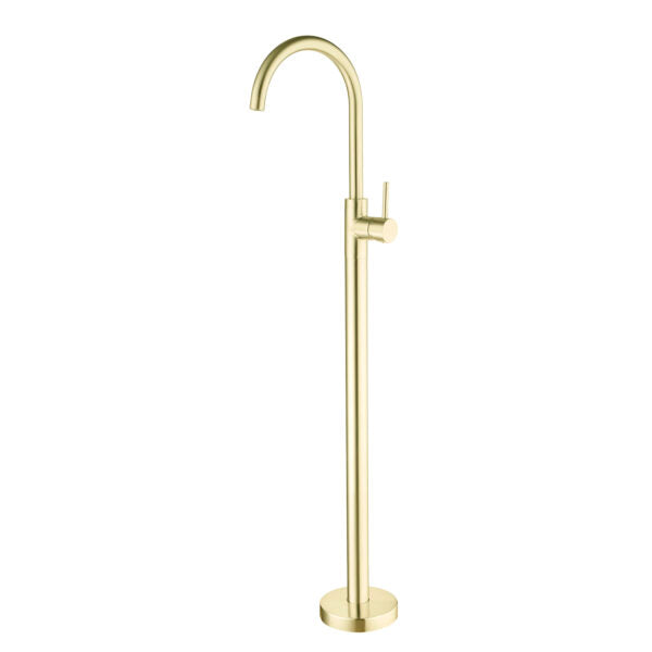 Nero Dolce Freestanding Bath Mixer - Brushed Gold