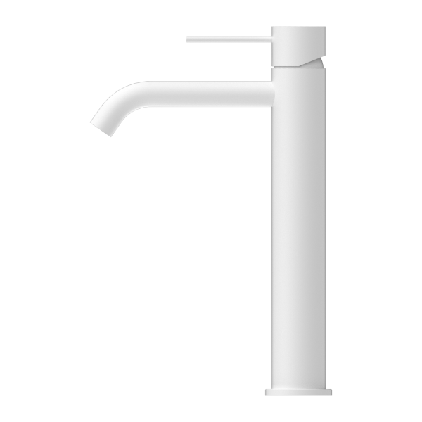 Nero Mecca Tall Basin Mixer - Matte White / NR221901aMW