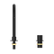 Nero Mecca Hob Basin Mixer with Round Swivel Spout - Matte Black / NR221901bMB
