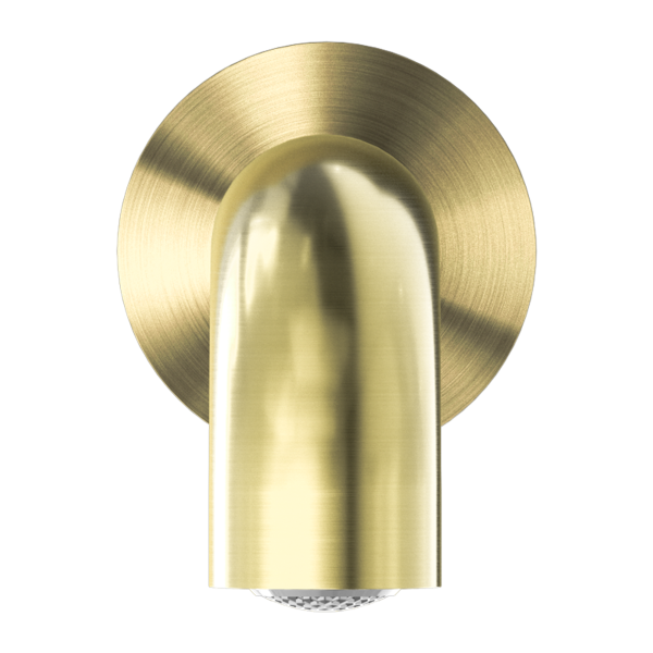 Nero Mecca Basin / Bath Spout 250mm - Brushed Gold / NR221903250BG
