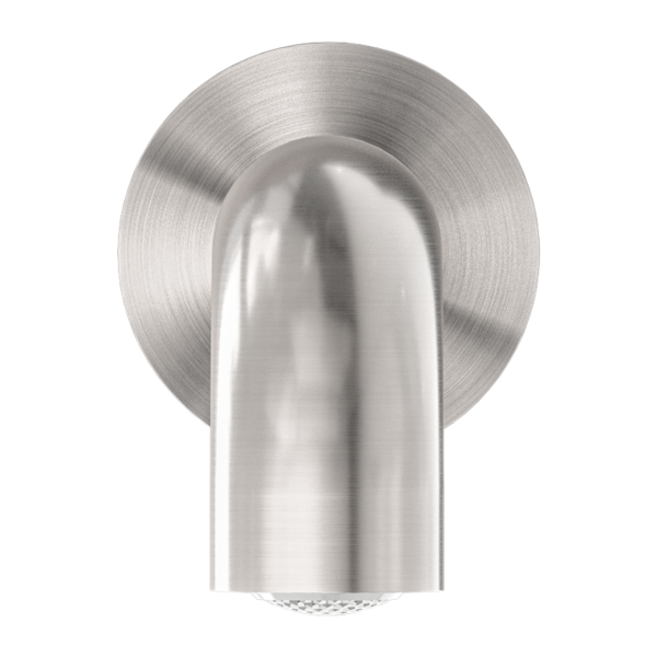 Nero Mecca Basin / Bath Spout 215mm  - Brushed Nickel / NR221903215BN