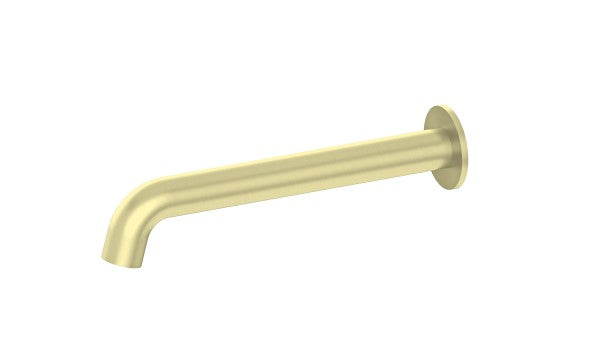 Nero Mecca Basin / Bath Spout 250mm - Brushed Gold / NR221903250BG