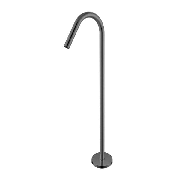 Nero Mecca Freestanding Bath Spout - Gunmetal Grey / NR221903aGM