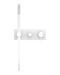Nero Mecca Wall Mounted Shower Mixer Diverter System with Handshower - Matte White / NR221903eMW
