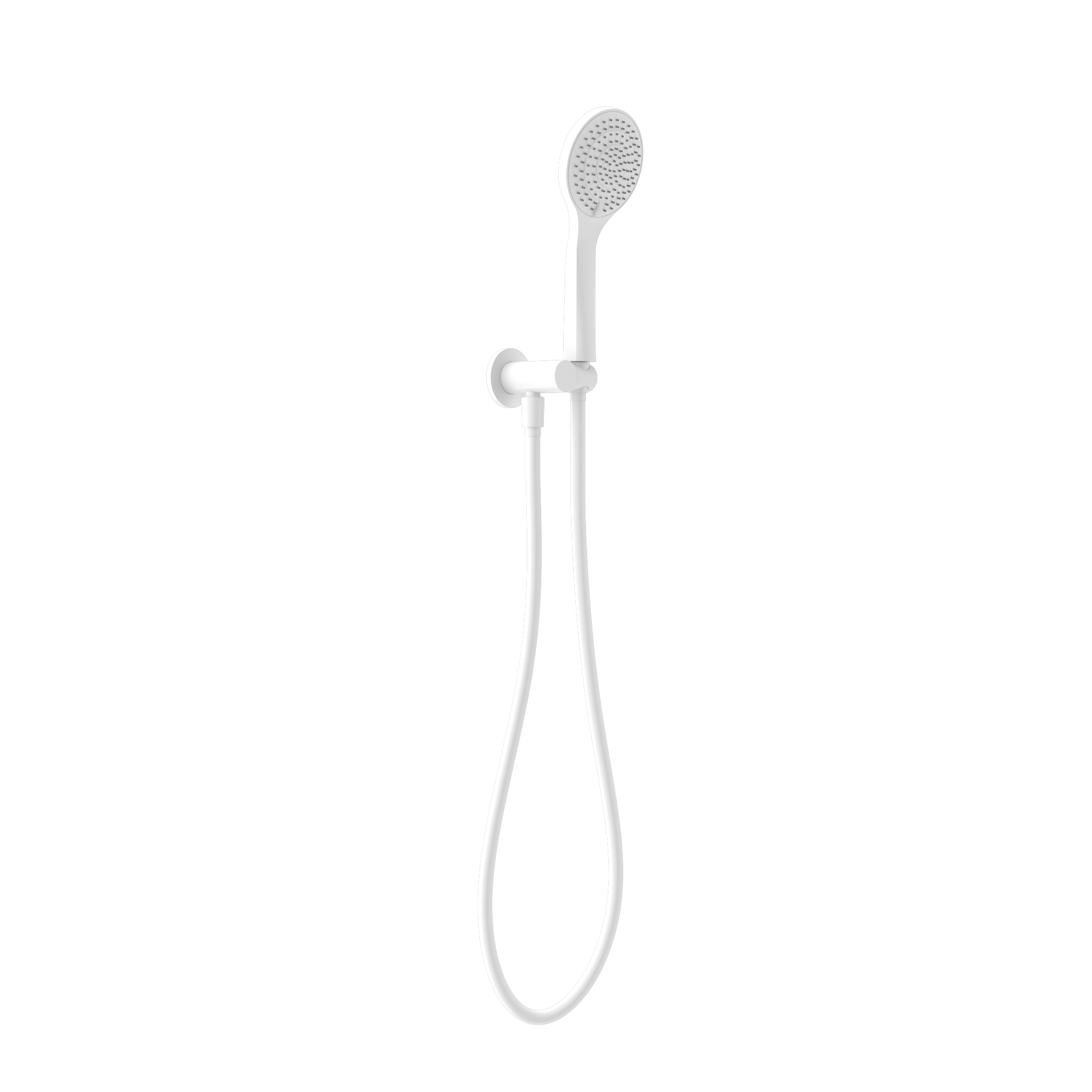 Nero Mecca Handshower on Bracket with Air Shower - Matte White / NR221905MW