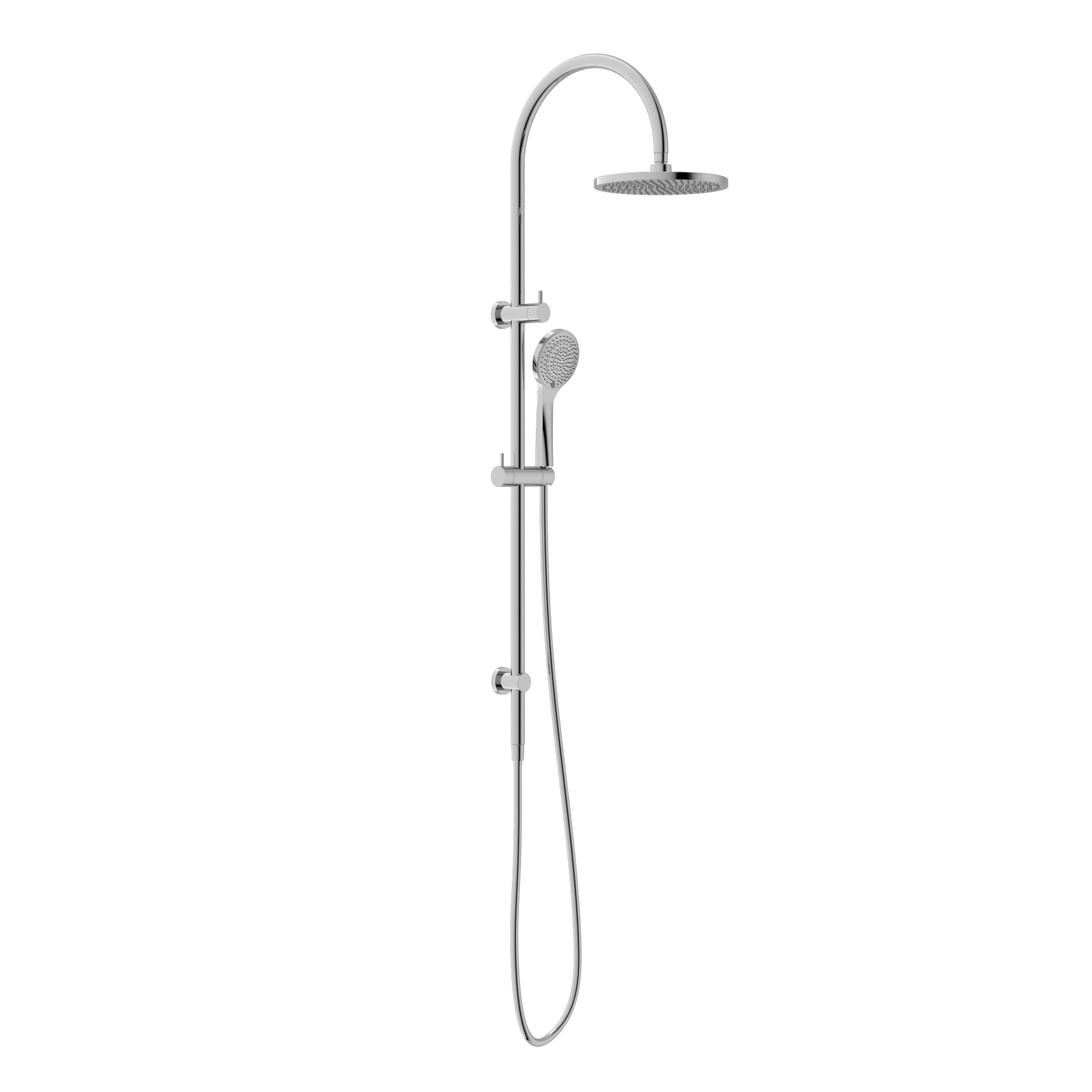 Nero Mecca Twin Shower with Air Shower - Chrome / NR221905bCH