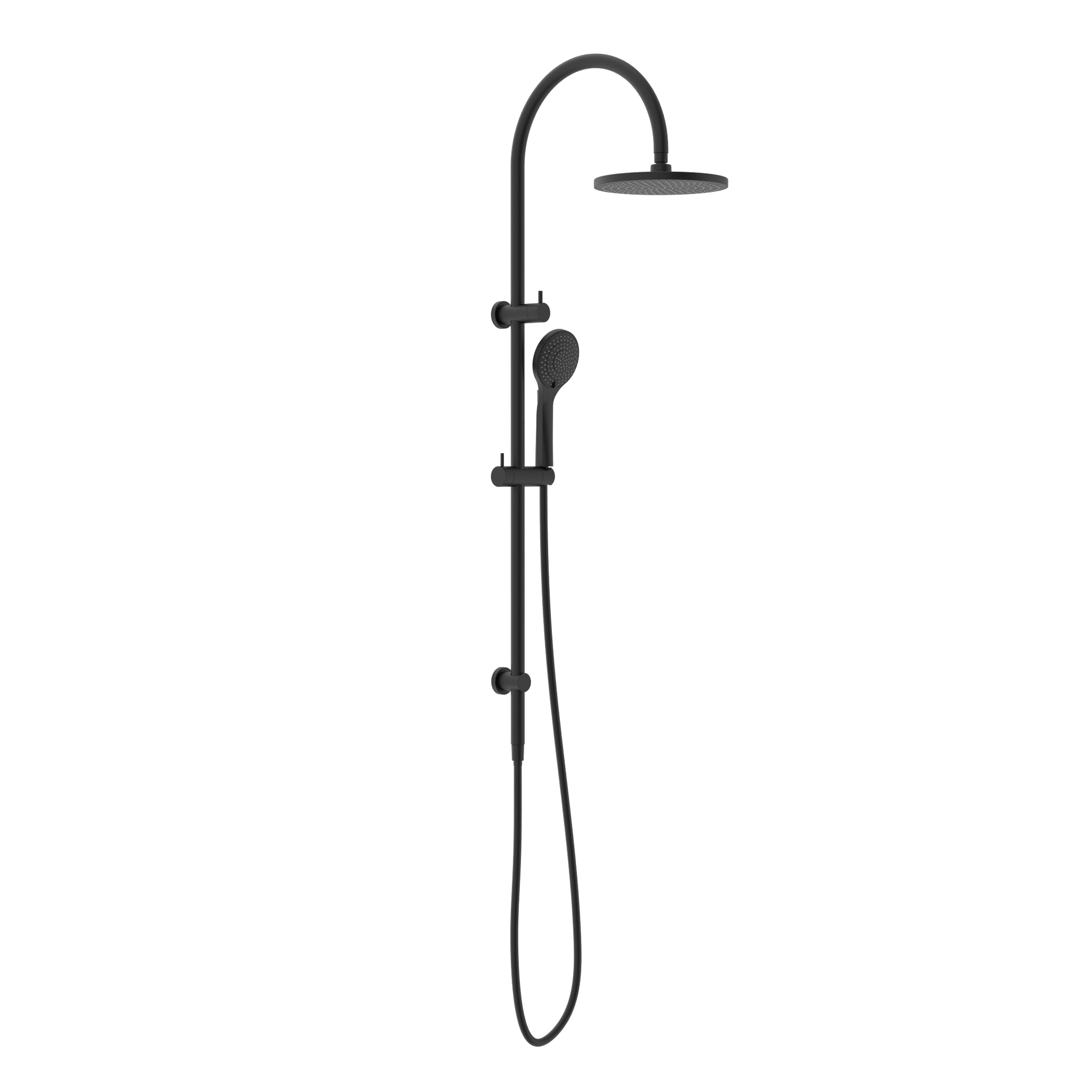 Nero Mecca Twin Shower with Air Shower - Matte Black / NR221905bMB