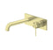 Nero Mecca Wall Mixer Set Basin/Bath 185mm - Brushed Gold