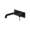 Nero Mecca Wall Mixer Set Basin/Bath 185mm - Matte Black