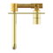 Nero Mecca Up Wall Mixer Set Basin/Bath 185mm - Brushed Gold / NR221907b185BG