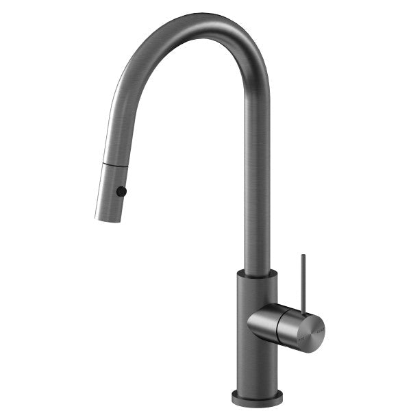 Nero Mecca Pull Down  Sink Mixer - Gunmetal Grey / NR221908GM