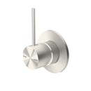 Nero Mecca Up Shower / Bath Wall Mixer - Brushed Nickel / NR221909bBN