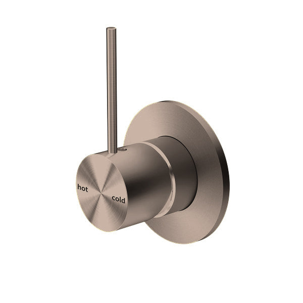 Nero Mecca Up Shower / Bath Wall Mixer - Brushed Bronze / NR221909bBZ