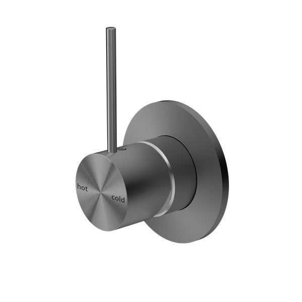 Nero Mecca Up Shower / Bath Wall Mixer - Gunmetal Grey / NR221909bGM