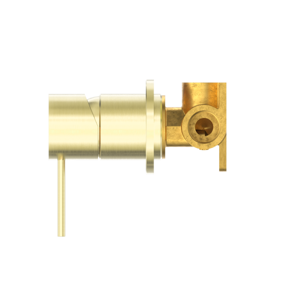 Nero Mecca Shower / Bath Wall Mixer with 60mm Plate - Brushed Gold / NR221909hBG