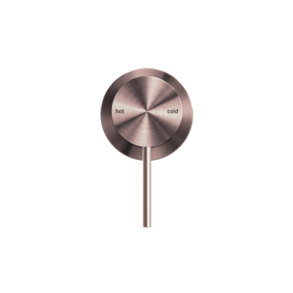 Nero Mecca Shower / Bath Wall Mixer with 60mm Plate - Brushed Bronze / NR221909hBZ