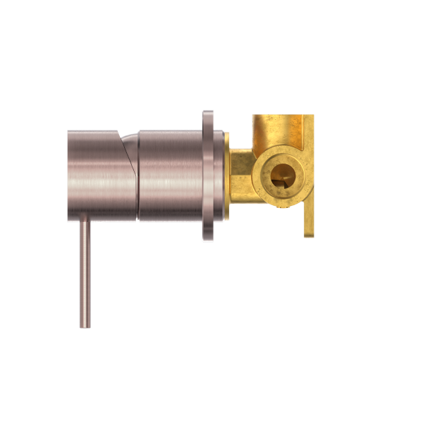 Nero Mecca Shower / Bath Wall Mixer with 60mm Plate - Brushed Bronze / NR221909hBZ