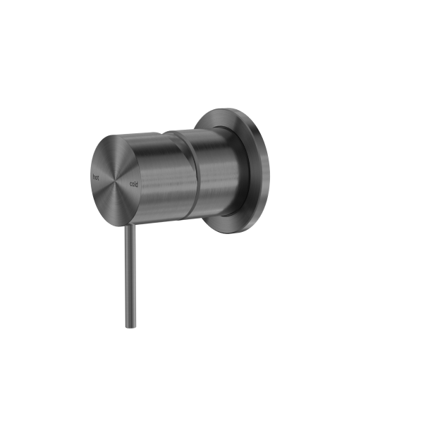 Nero Mecca Shower / Bath Wall Mixer with 60mm Plate - Gunmetal / NR221909hGM