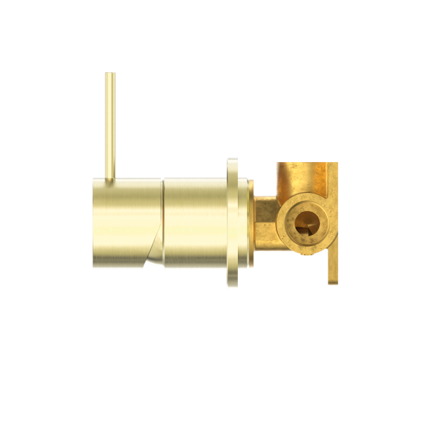 Nero Mecca Up Shower / Bath Wall Mixer with 60mm Plate - Brushed Gold / NR221909jBG