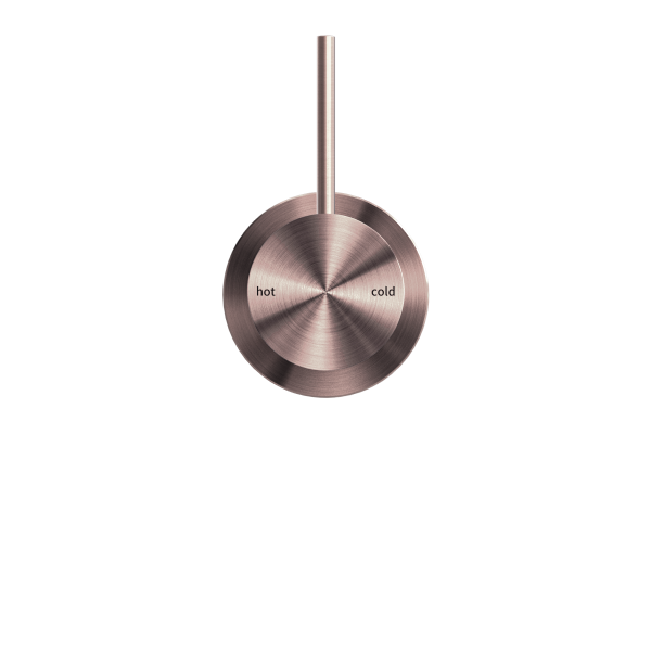Nero Mecca Up Shower / Bath Wall Mixer with 60mm Plate - Brushed Bronze / NR221909jBZ