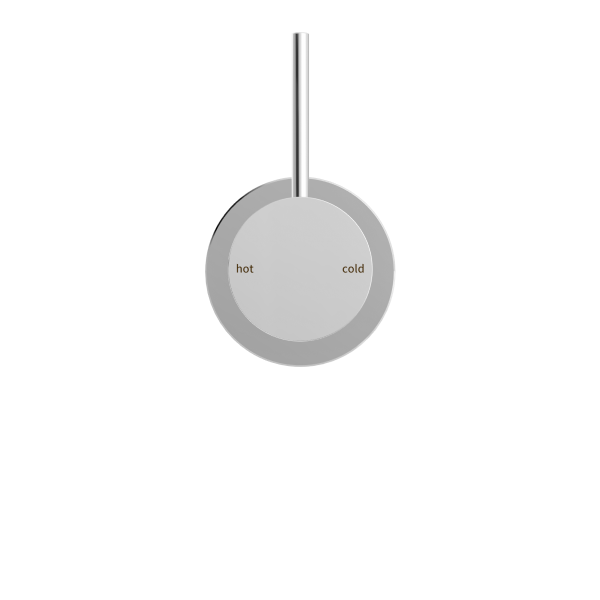Nero Mecca Up Shower / Bath Wall Mixer with 60mm Plate - Chrome / NR221909jCH