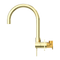 Nero Mecca Wall Basin Mixer Swivel Spout - Brushed Gold / NR221909qBG