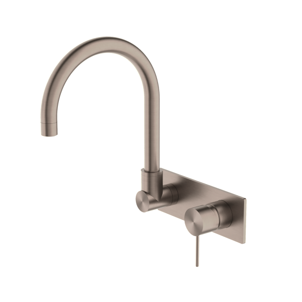 Nero Mecca Wall Basin / Bath Mixer Swivel Spout - Brushed Bronze / NR221910QBZ
