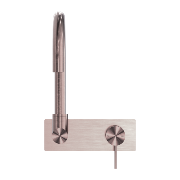Nero Mecca Wall Basin / Bath Mixer Swivel Spout - Brushed Bronze / NR221910QBZ
