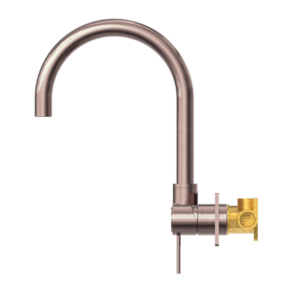 Nero Mecca Wall Basin / Bath Mixer Swivel Spout - Brushed Bronze / NR221910QBZ