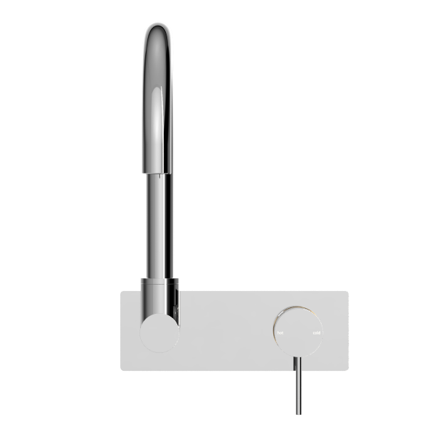 Nero Mecca Wall Basin Mixer Swivel Spout - Chrome / NR221909qCH