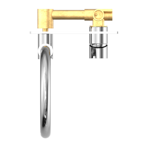 Nero Mecca Wall Basin Mixer Swivel Spout - Chrome / NR221909qCH