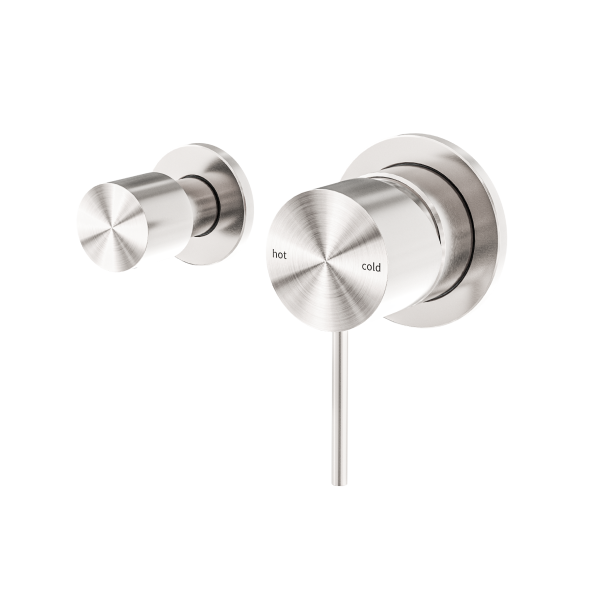 Nero Mecca Shower Mixer with Horizontal 2 Way Diverter - Brushed Nickel / NR221909uBN